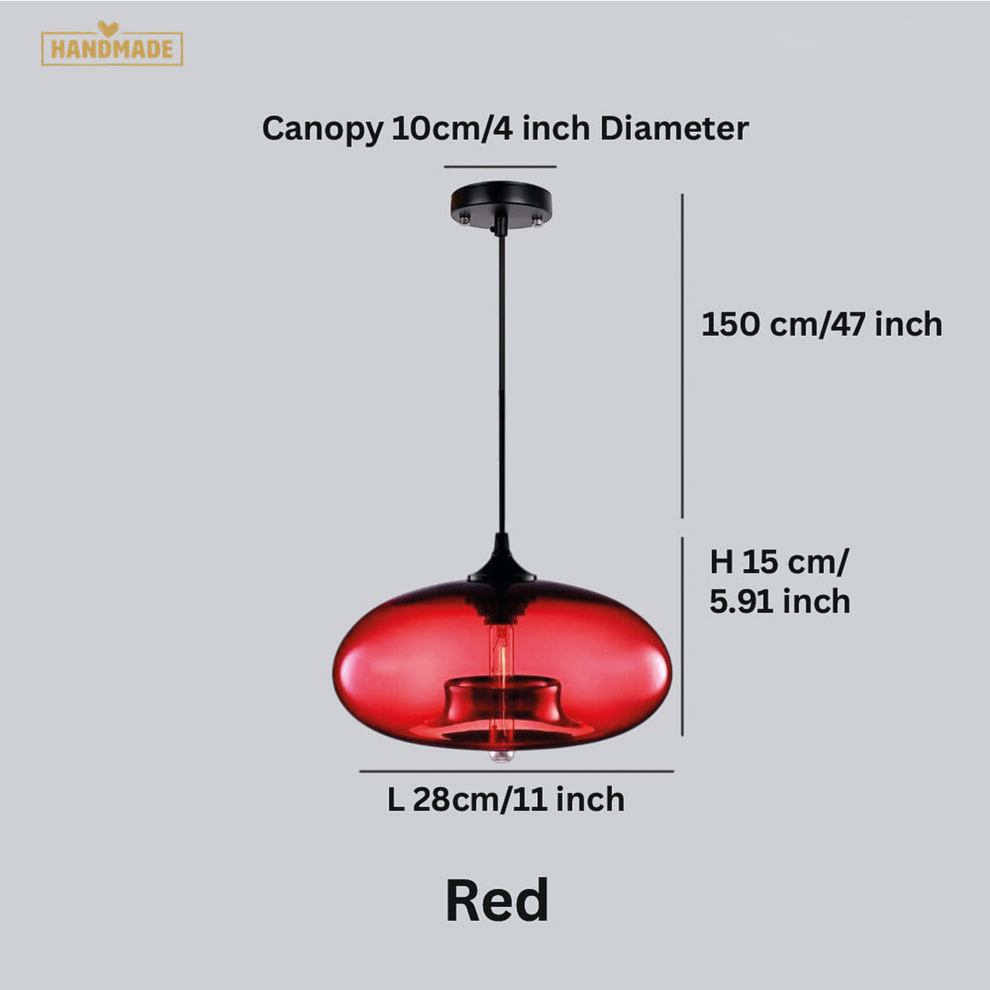 Chandelier Kúla Glass Ball - Pendant Light