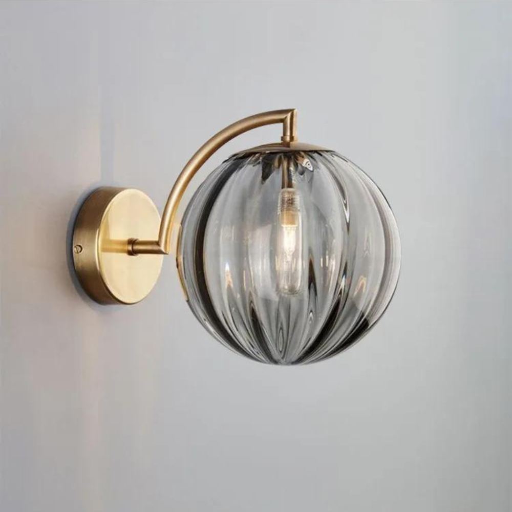 Howard sconce sapphire glass variant - bathroom wall - Casa Norex
