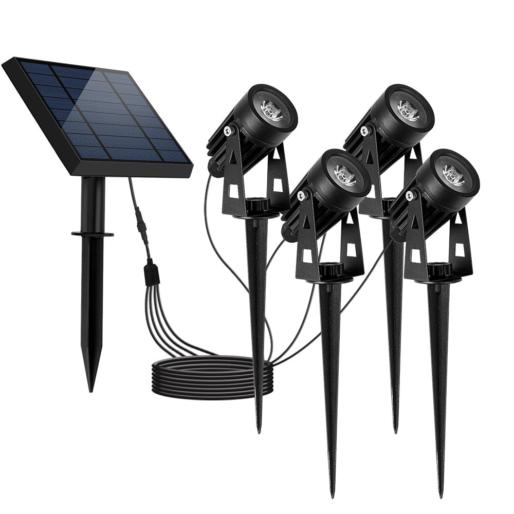Quartet Adjustable Solar Spotlight, product view 9