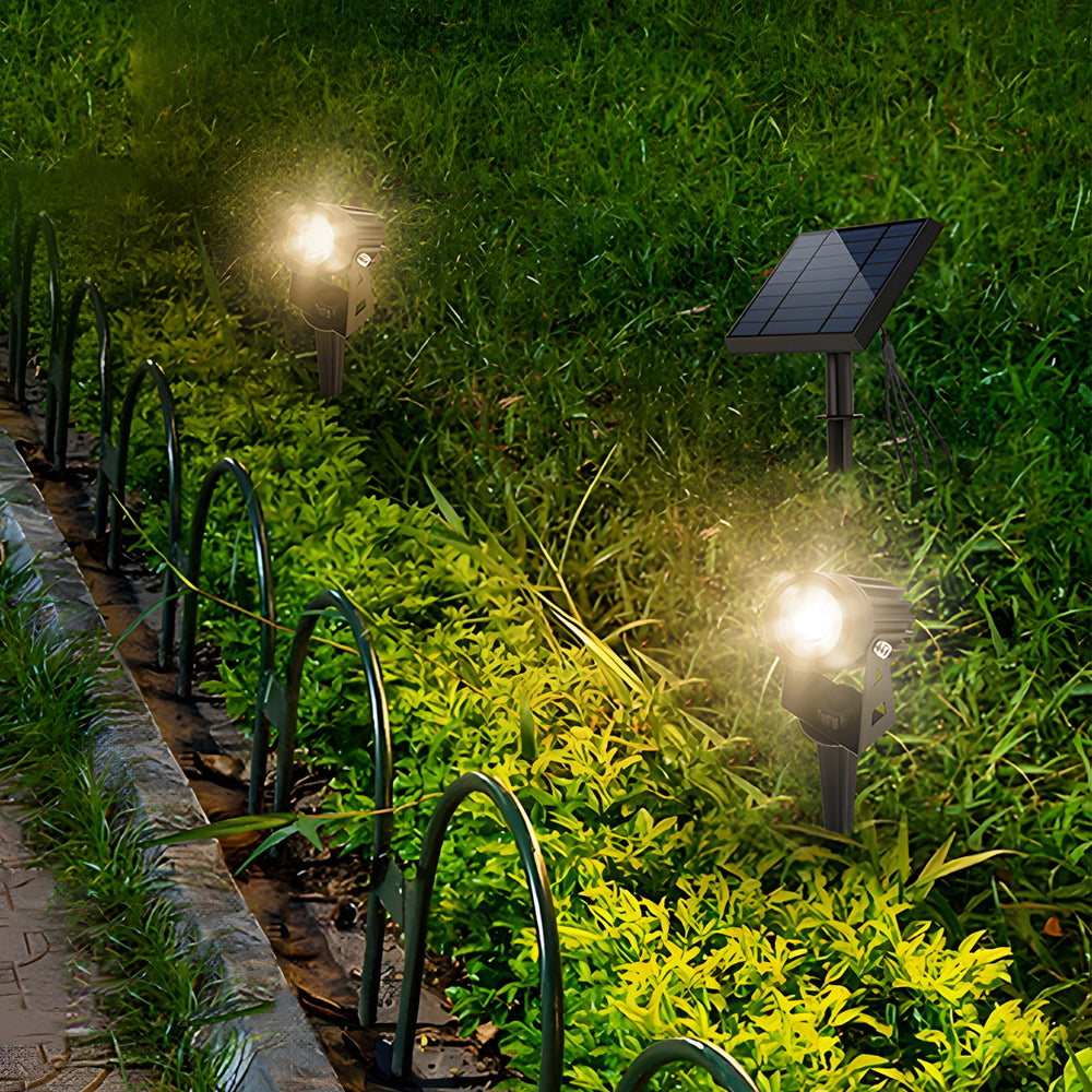 Quartet Adjustable Solar Spotlight, product view 2