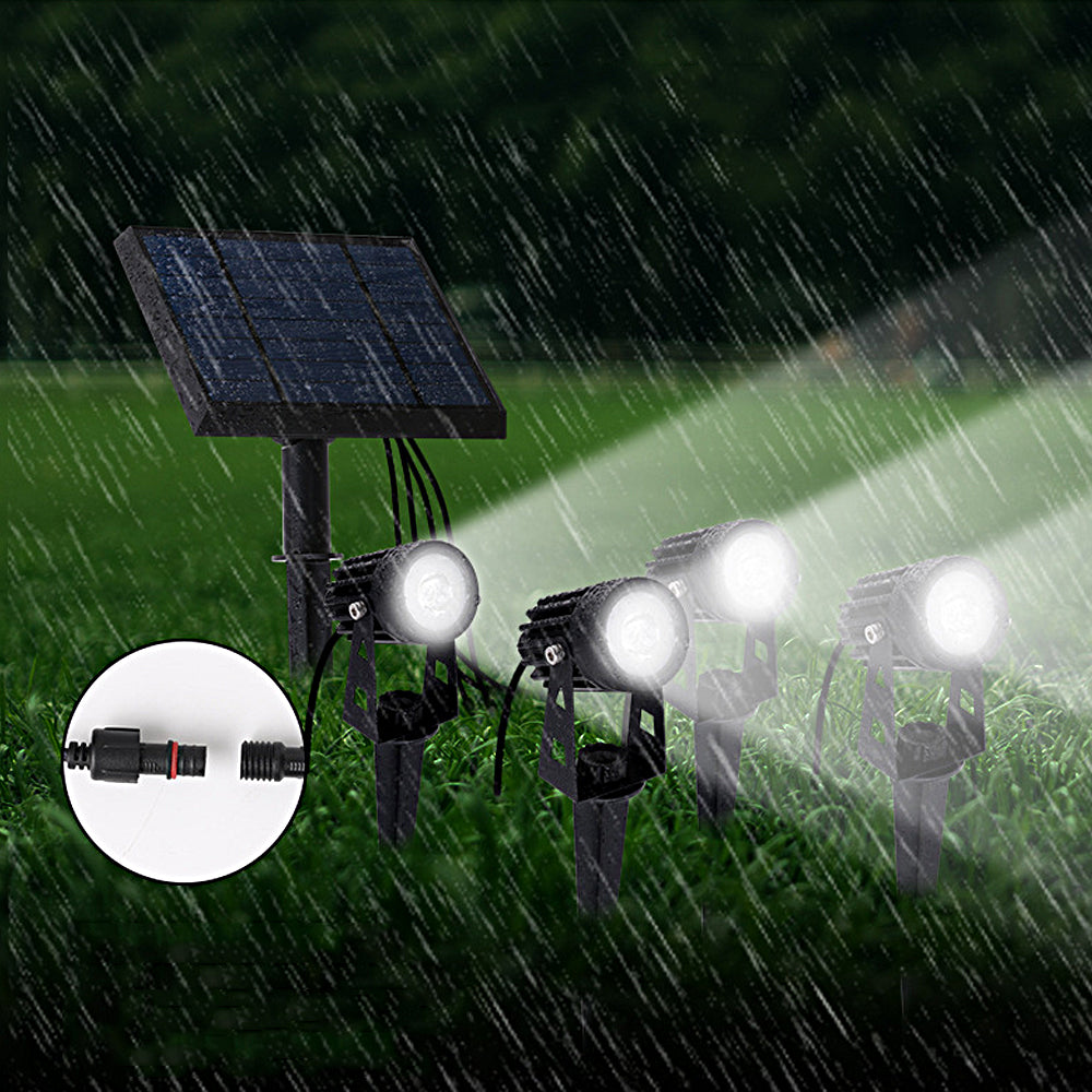 Quartet Adjustable Solar Spotlight, product view 3