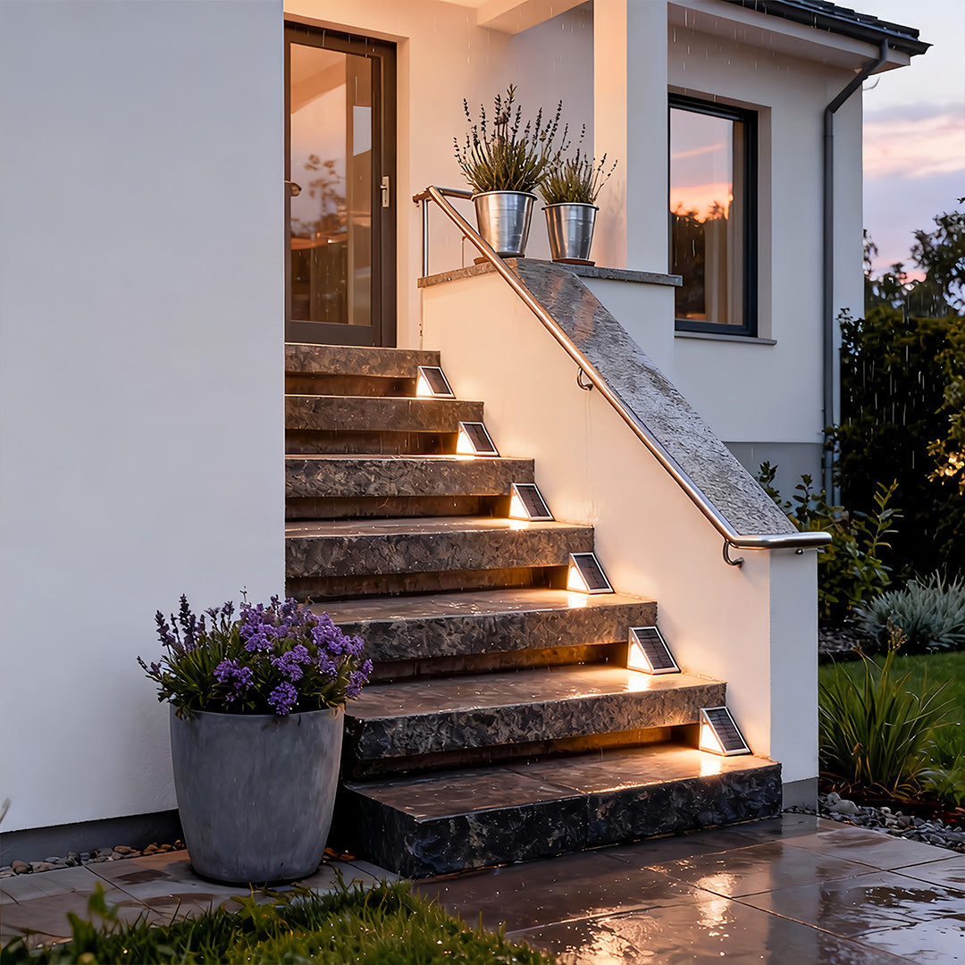 Vertex Triangle Solar Step Light, product view 8