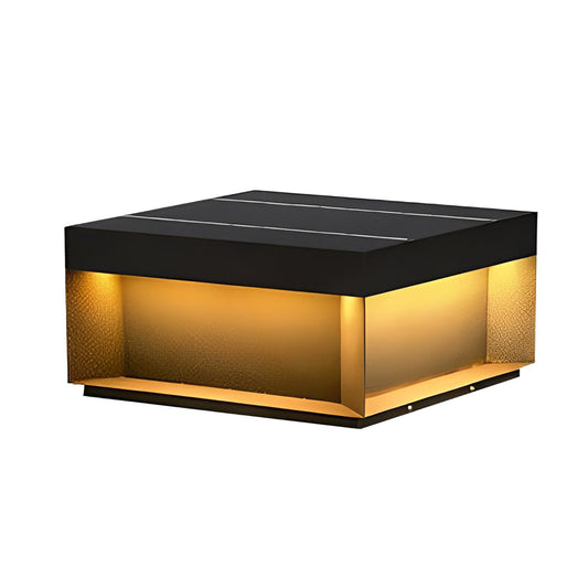 Forge solar panel on the top cap — Casa Norex