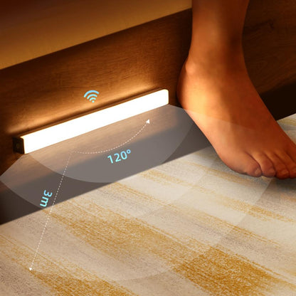 Light bar detecting a foot stepping near a bed — Casa Norex