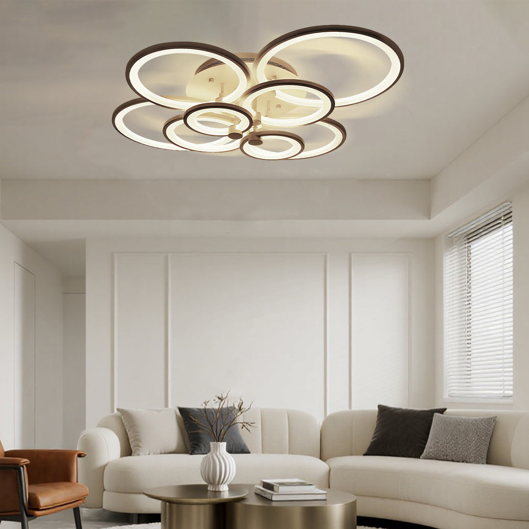 Orbital Overlapping Ring Ceiling Light, product view 17