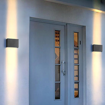 Square up down outdoor wall light product view 6 — Casa Norex