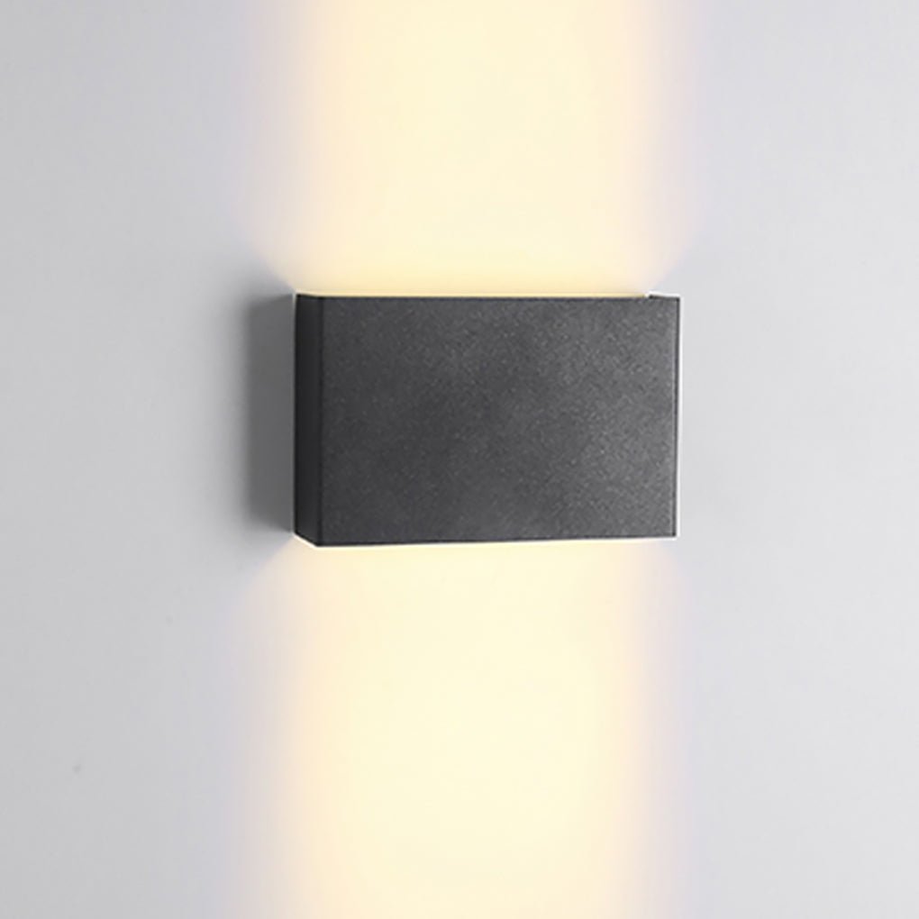 Square up down outdoor wall light product view 11 — Casa Norex