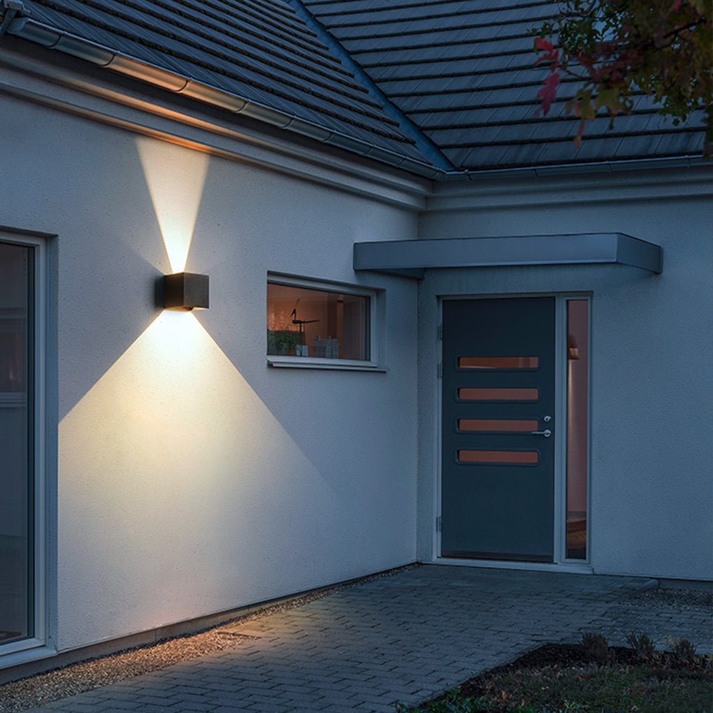 Adjustable beam up down outdoor wall light product view 5 — Casa Norex