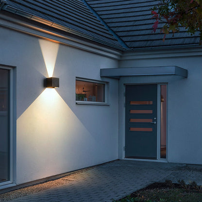 Adjustable beam up down outdoor wall light product view 5 — Casa Norex