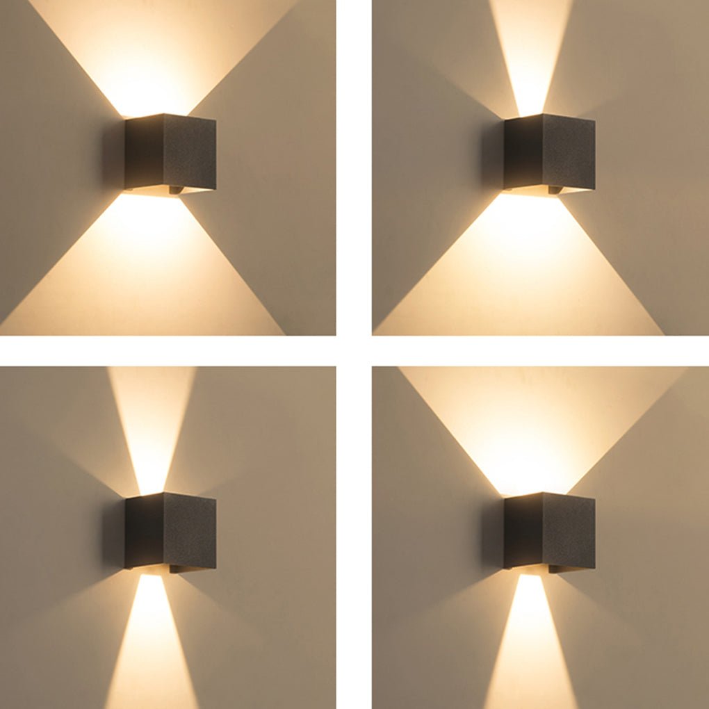 Adjustable beam up down outdoor wall light product view 7 — Casa Norex