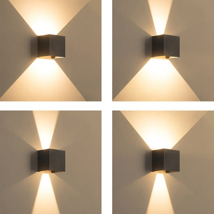 Adjustable beam up down outdoor wall light product view 7 — Casa Norex