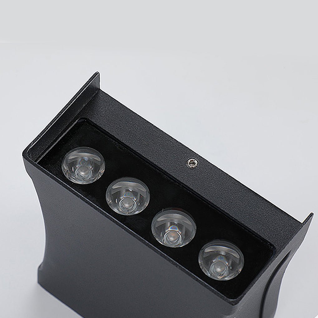 Up down outdoor wall light black finish product view 2 — Casa Norex