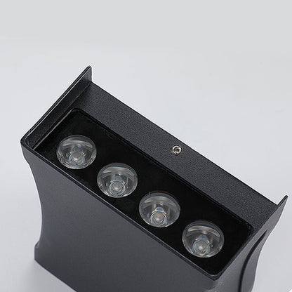 Up down outdoor wall light black finish product view 2 — Casa Norex
