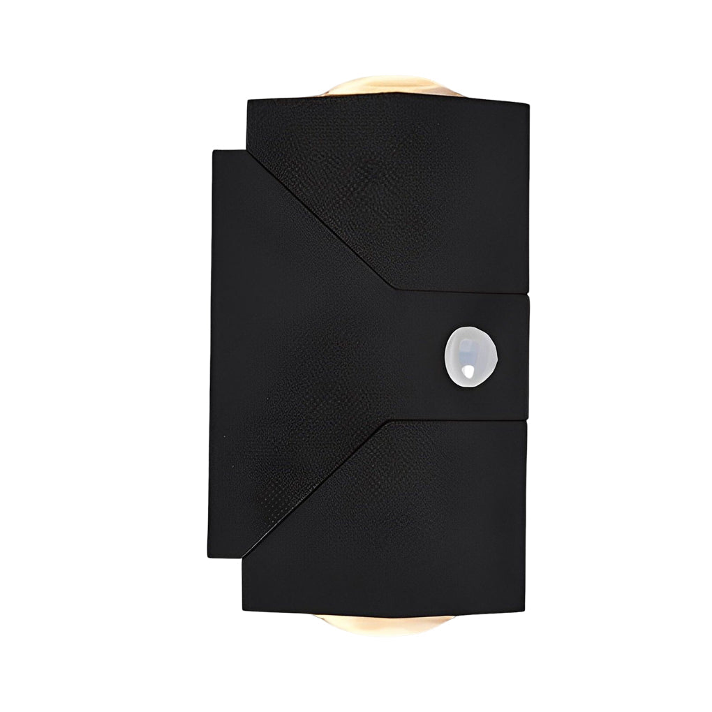 Up down outdoor wall light motion sensor security style on home exterior — Casa Norex