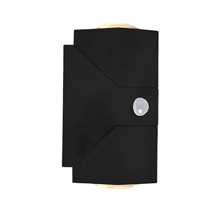 Up down outdoor wall light motion sensor security style on home exterior — Casa Norex