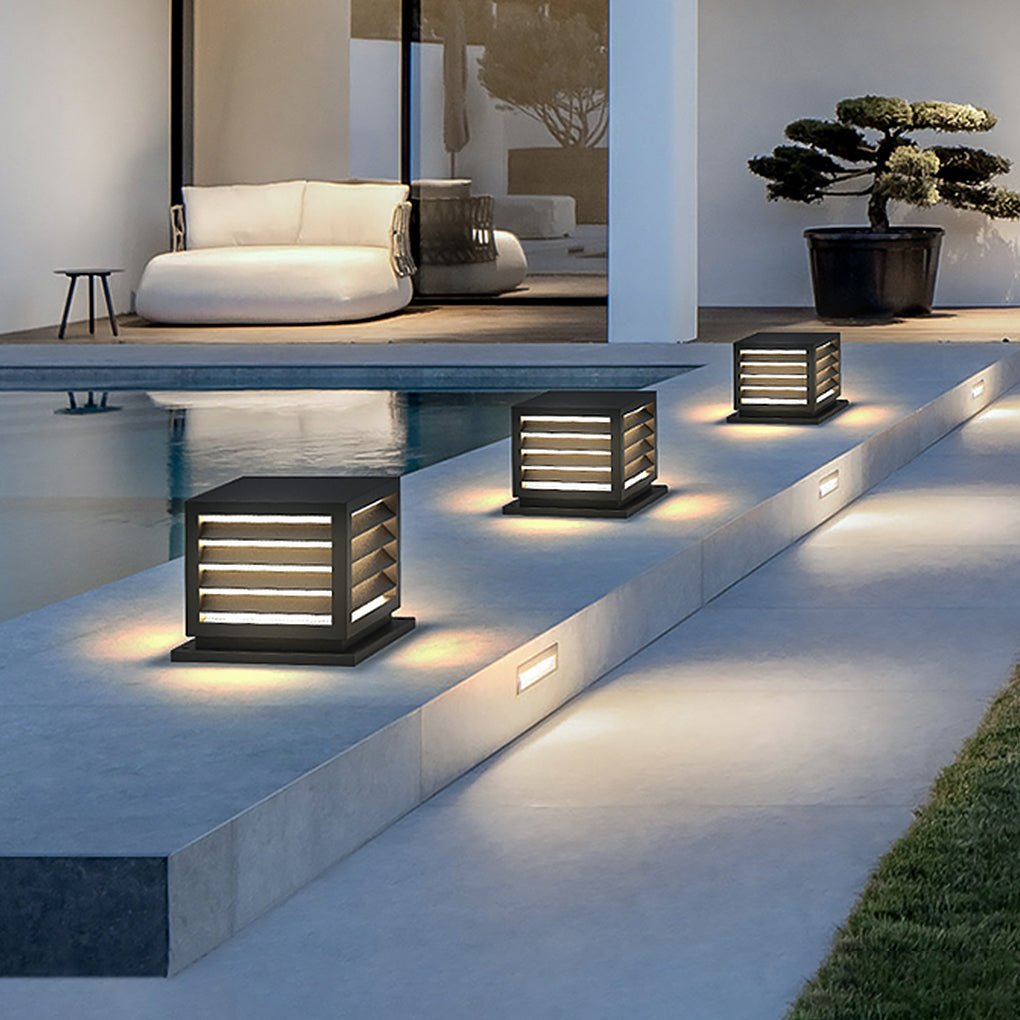 Harcourt garden pillar light with a waterproof body — Casa Norex