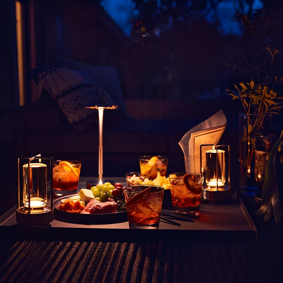 Dish LED table lamp, three finishes together — Casa Norex