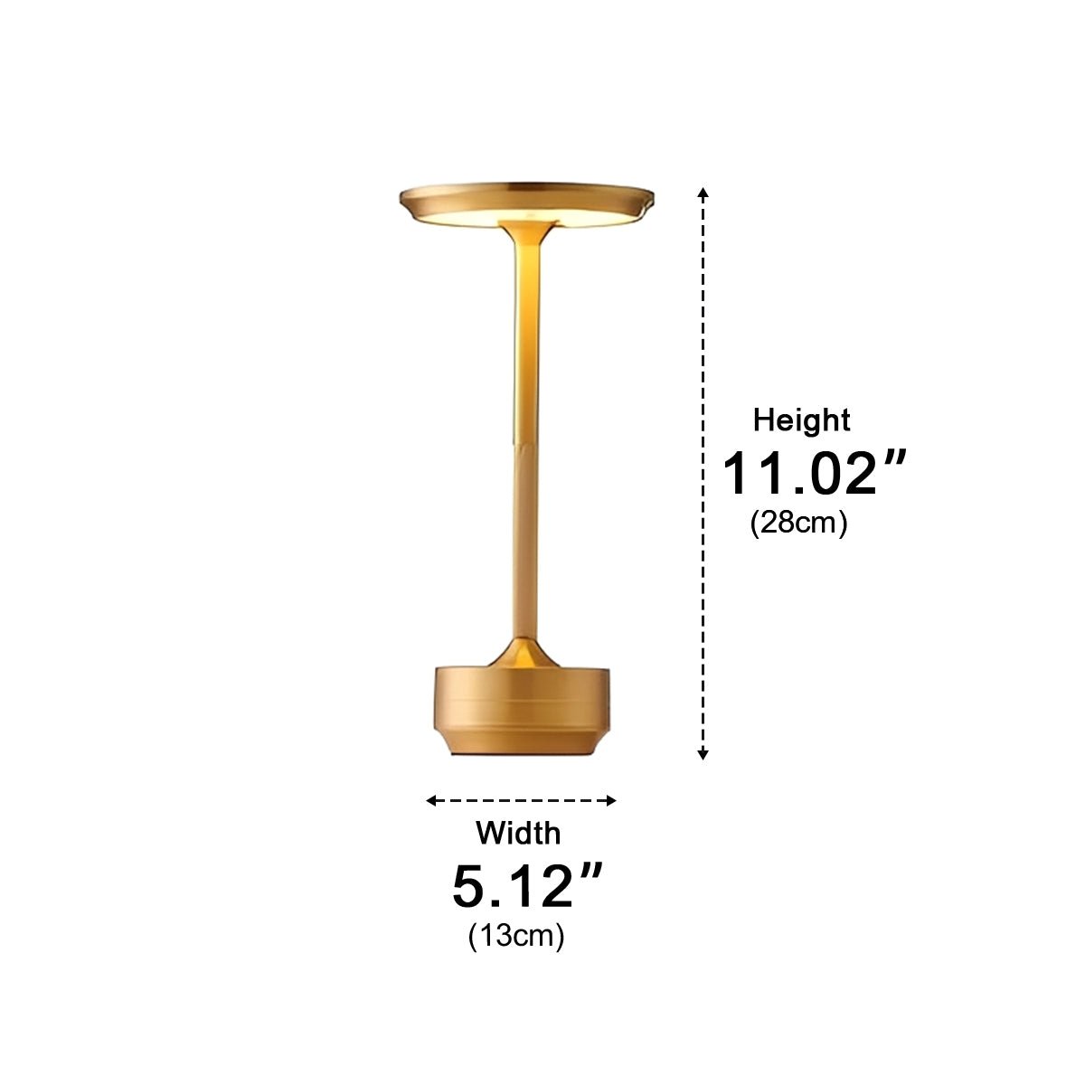 Dish LED table lamp, additional view — Casa Norex