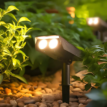 Solar spot light RGB color light demonstration — Casa Norex