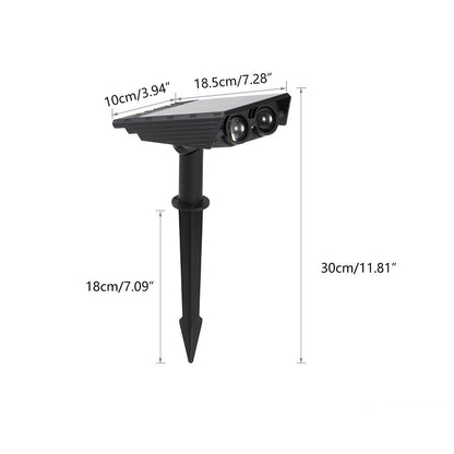Solar spot light dimensions and size detail — Casa Norex