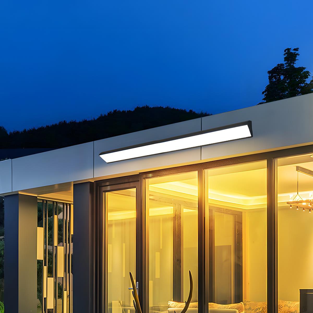 Outdoor wall light packaging and remote included — Casa Norex