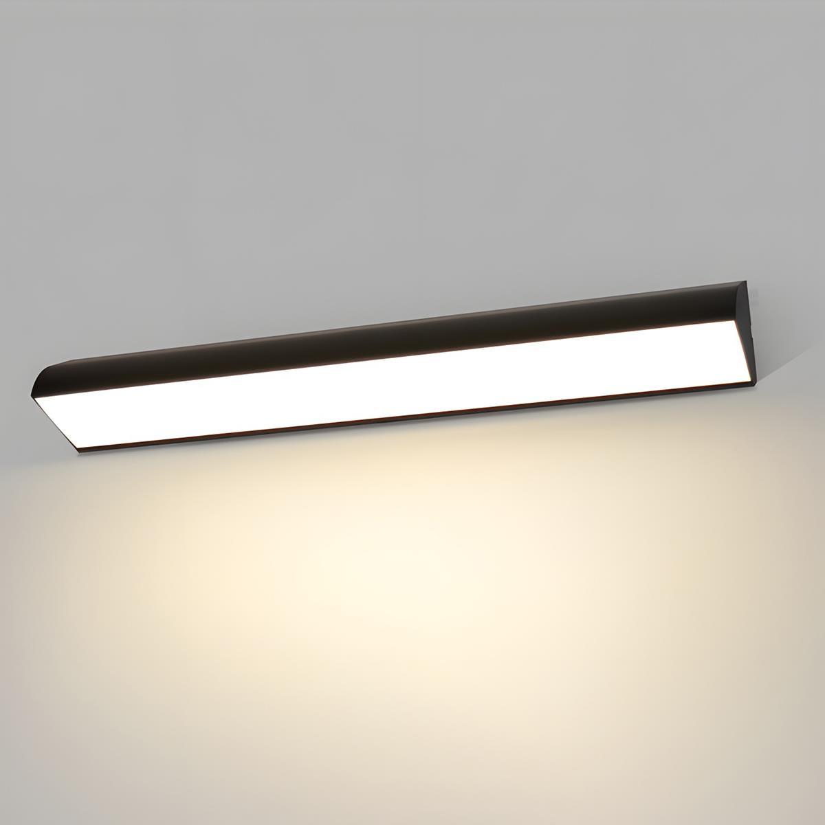 Black outdoor wall light mounted on exterior siding — Casa Norex