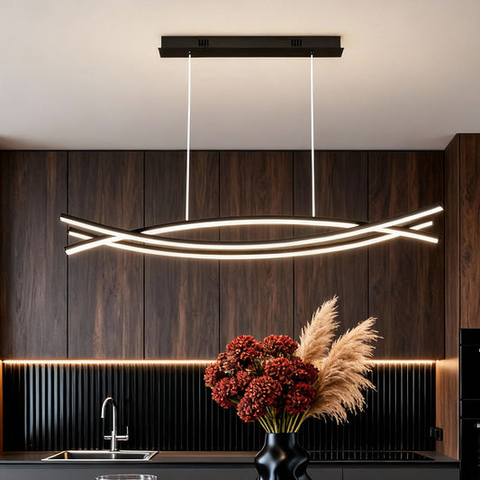 Modern LED linear suspension light — Casa Norex